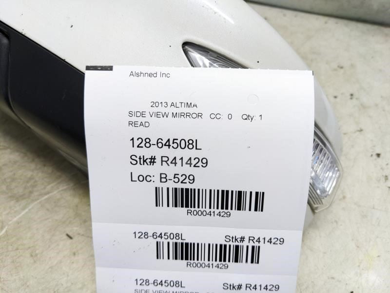 2013-2018 Nissan Altima LH Driver Outside Rearview Mirror 96302-3TH3A OEM *ReaD* - Alshned Auto Parts