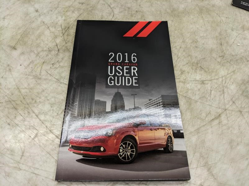 2016 Dodge Grand Caravan User Guide Set with Case 16Y532-926-AA OEM - Alshned Auto Parts