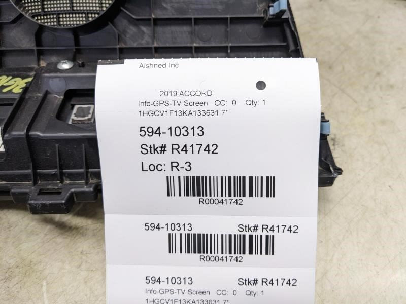 18-20 Honda Accord Media Info Display Screen 7"  39710TVAA02 OEM - Alshned Auto Parts