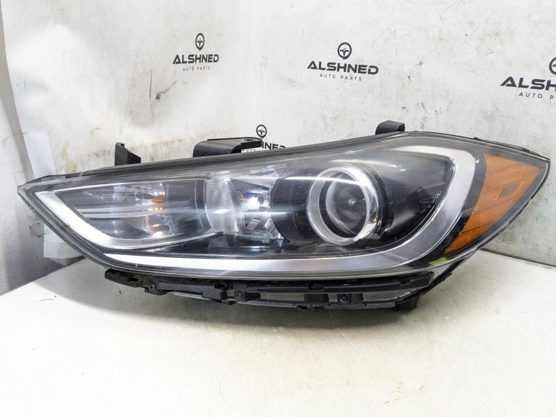 2017-2018 Hyundai Elantra Front Left Headlight Lamp 92101-F2040 OEM *ReaD* AS IS - Alshned Auto Parts