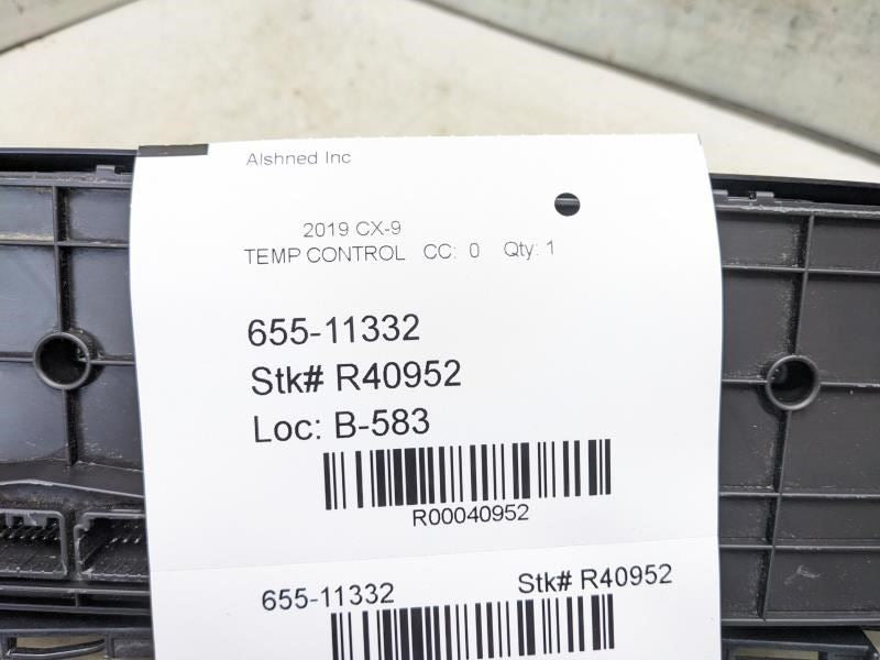 2019-2021 Mazda CX-9 AC Heater Temperature Climate Control TN4061190 OEM - Alshned Auto Parts