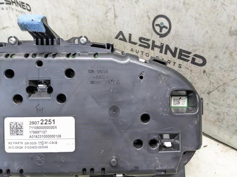 2017-18 Chevrolet Cruze Speedometer Gauge Instrument Cluster 39072251 OEM *ReaD* - Alshned Auto Parts