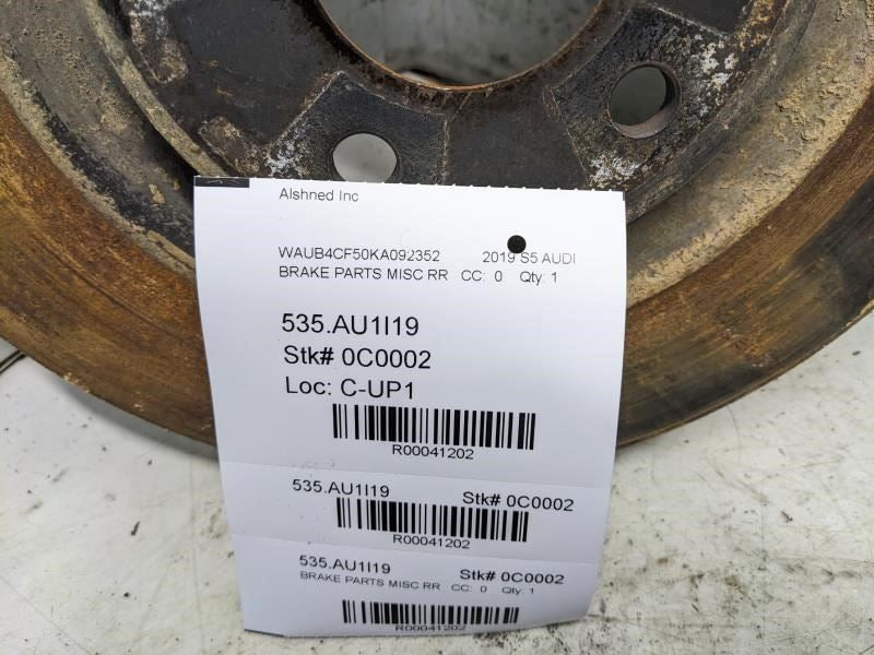 2018-2023 Audi S5 Rear Left/Right Side Disc Brake Rotor 8W0-615-601-K OEM - Alshned Auto Parts