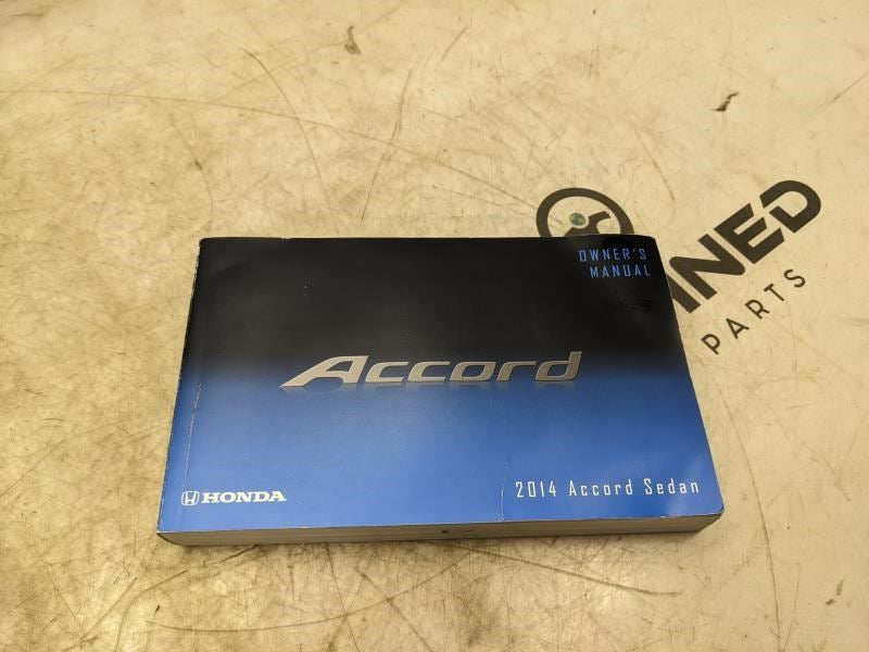 2014 Honda Accord Sedan Owners Manual only 31T2A610 00X31-T2A-6100 OEM *ReaD* - Alshned Auto Parts