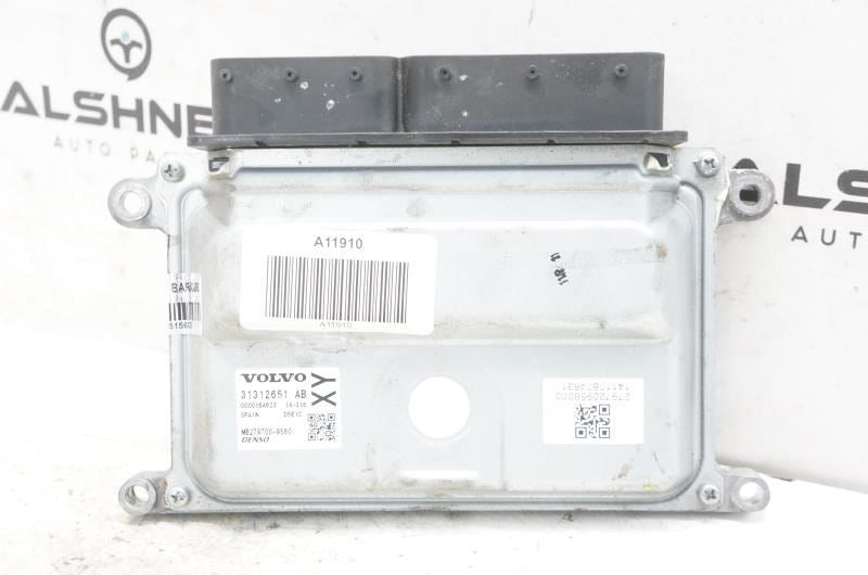 2014-2016 Volvo S60 Engine Computer Control Module ECU ECM 31312651AB OEM - Alshned Auto Parts