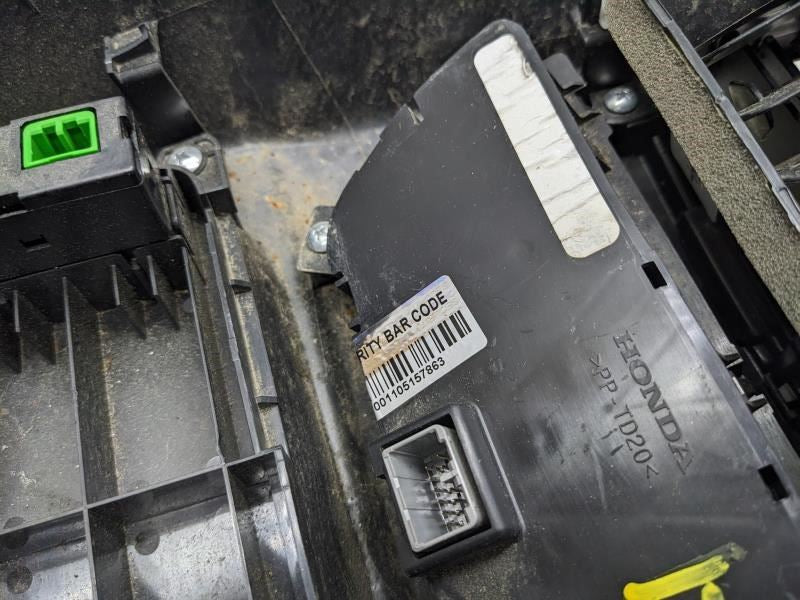 2016-2021 Honda Pilot Center Console Back Trim Cover w Controls 83416-TG7-A01ZB - Alshned Auto Parts