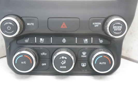 2019 Ram 1500 AC  Radio Climate Temperature Control Panel 68340287AC OEM - Alshned Auto Parts