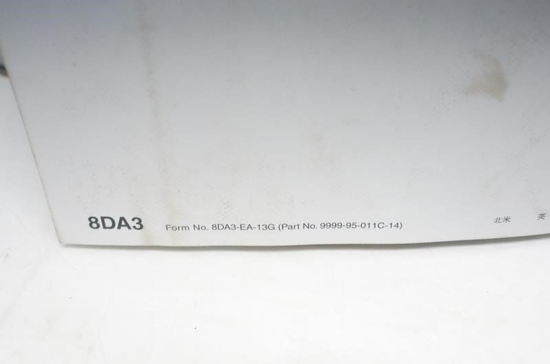 2014 Mazda CX-9 Owners Manual set with Case 8DA3-EA-13G OEM - Alshned Auto Parts