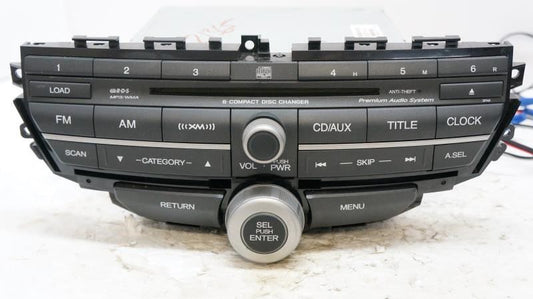 08-09 Honda Accord 6 Disc Anti-Theft Radio OEM 39101-TE0-A511-M1 ID 3PA6 - Alshned Auto Parts