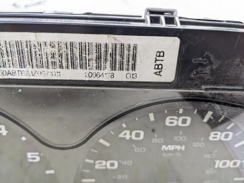 08-12 GMC Sierra 2500 Speedometer Gauge Instrument Cluster 83K mph 20964178 OEM - Alshned Auto Parts