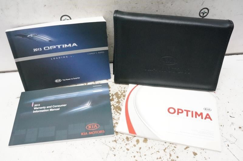 2013 Kia Optima Owner's Manual Book Case A4CO-EU36E OEM - Alshned Auto Parts
