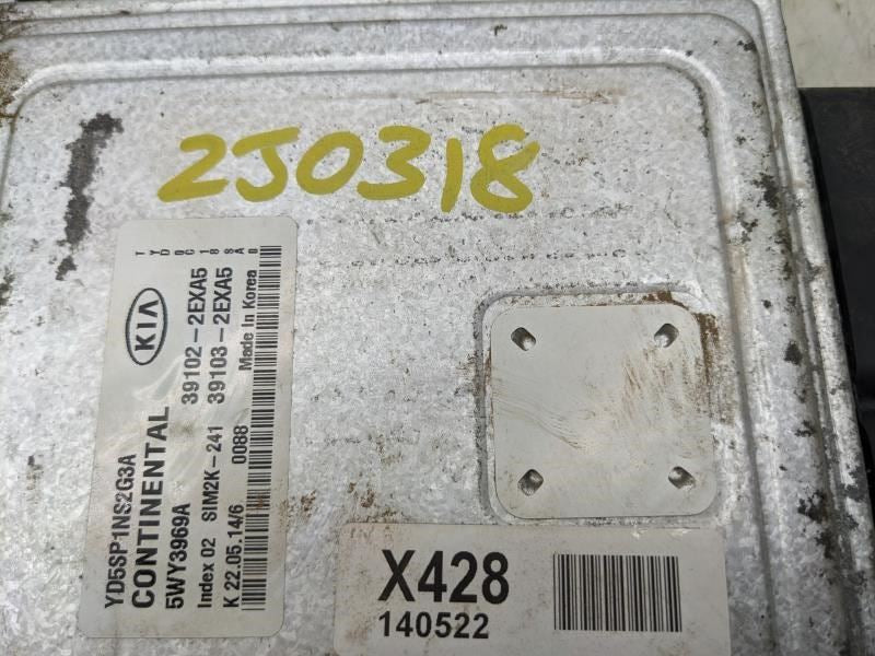 2015 Kia Forte 1.8L Engine Computer Control Module ECU ECM 39103-2EXA5 OEM - Alshned Auto Parts