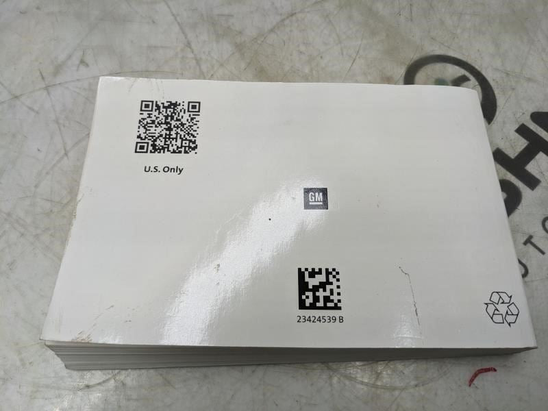 2016 Chevrolet Malibu Owners Manual Only 23424539B OEM - Alshned Auto Parts