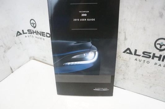 2015 Chrysler 200 User Guide set with Case 15UF-926-AA OEM - Alshned Auto Parts