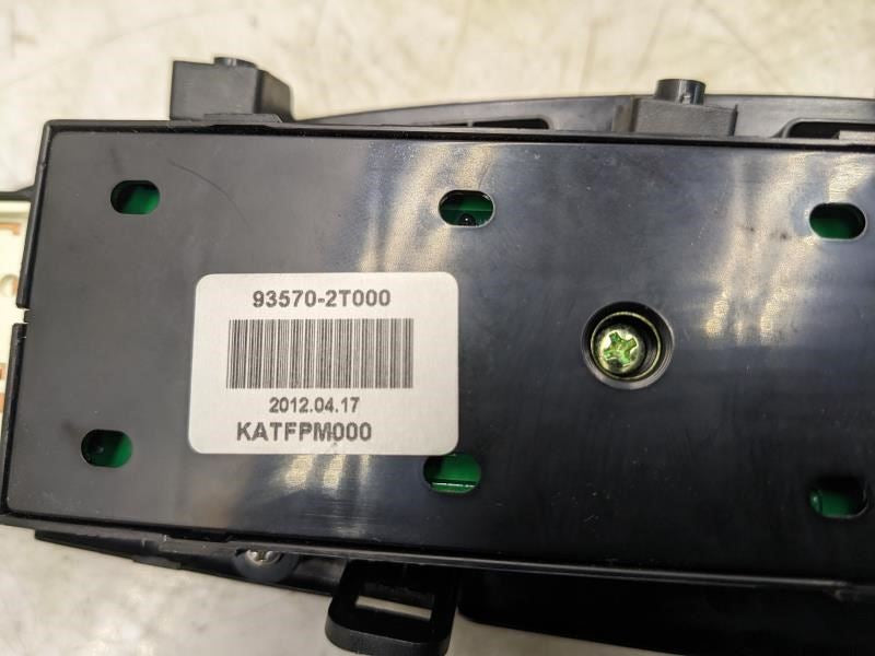 2011-2013 Kia Optima Front Left Door Window Switch w Bezel 93570-2T000 OEM - Alshned Auto Parts