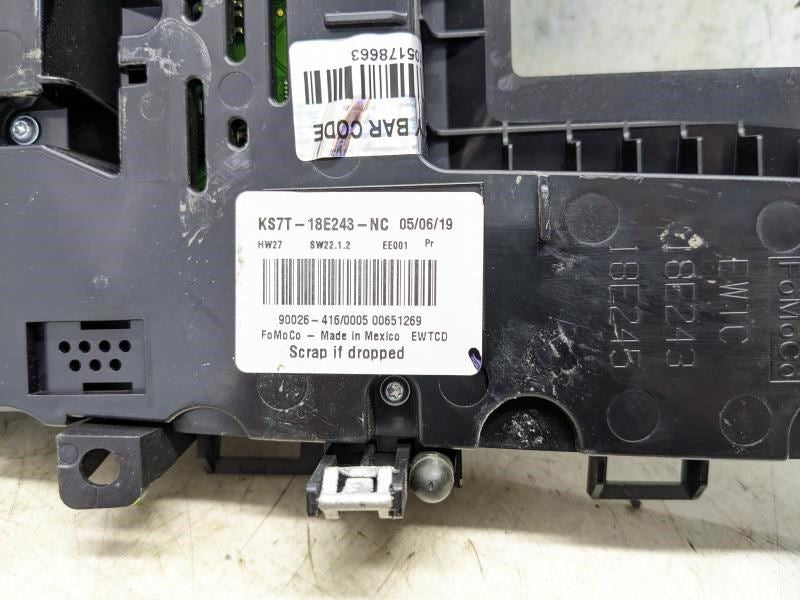 17-20 Ford Fusion Radio AC Heater Temperature Climate Control KS7T-18E243-NC OEM - Alshned Auto Parts