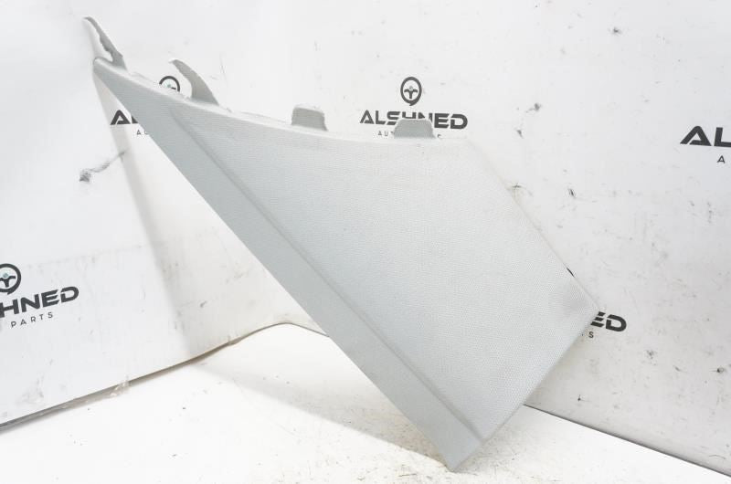 13-16 Audi A4 Rear Passenger Right Pillar Trim Cover Gray Cloth 8K5-867-246 OEM - Alshned Auto Parts