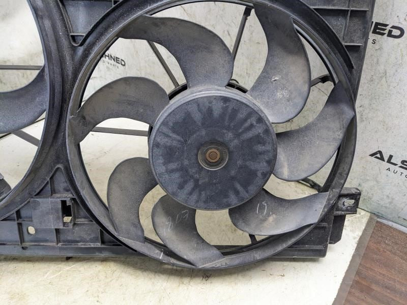 2009-2017 Volkswagen CC Dual Radiator Cooling Fan Motor Assembly 1K0121205AJ OEM - Alshned Auto Parts