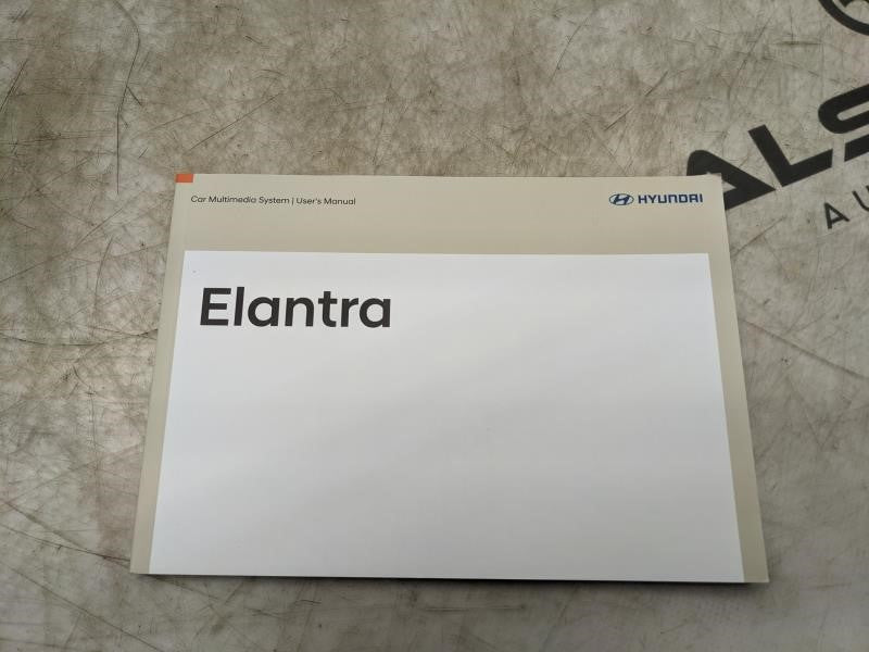 2019 Hyundai Elantra Owners Manual Set KF3O-EU93F OEM - Alshned Auto Parts