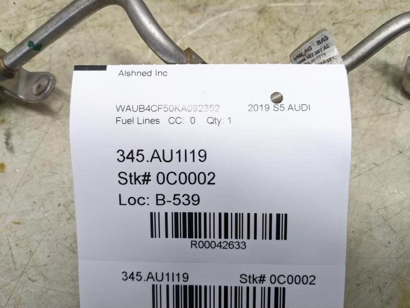 2019 Audi S5 Fuel Rail Line w/ Pipe 06M-127-507-AC OEM - Alshned Auto Parts
