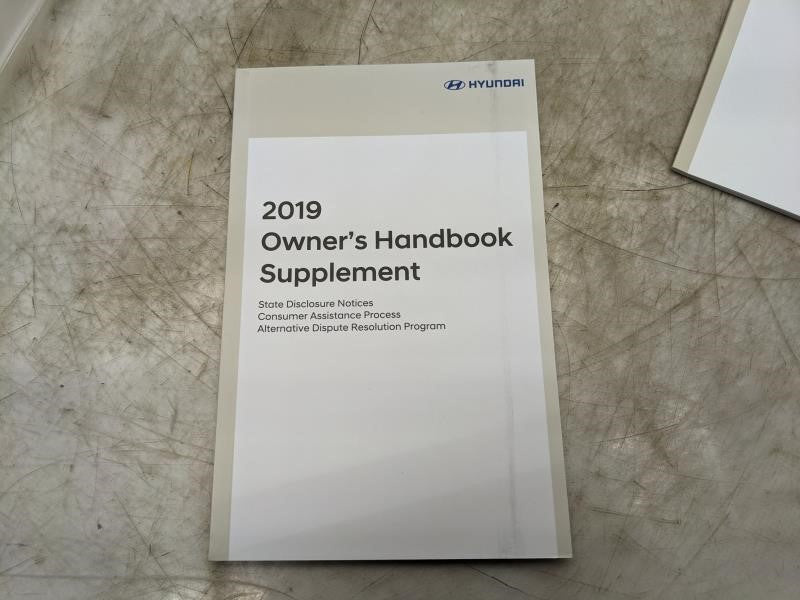 2019 Hyundai Elantra Owners Manual Set KF3O-EU93F OEM - Alshned Auto Parts