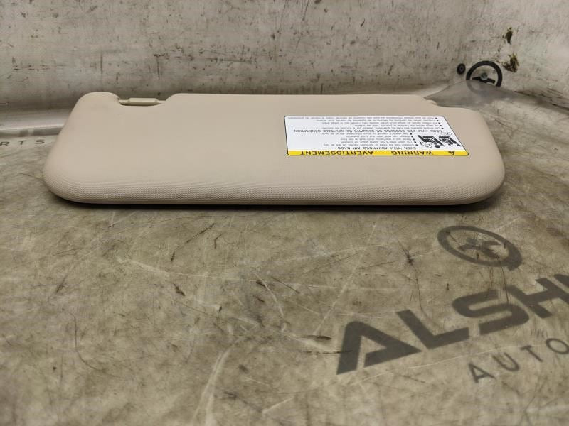 2016-2019 Toyota Prius Left Driver Side Sun Visor Beige 74320-47470-E0 OEM - Alshned Auto Parts