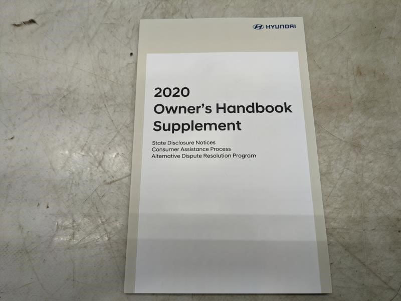 2020 Hyundai Sonata Owners Manual set LDWO-EU02D OEM - Alshned Auto Parts