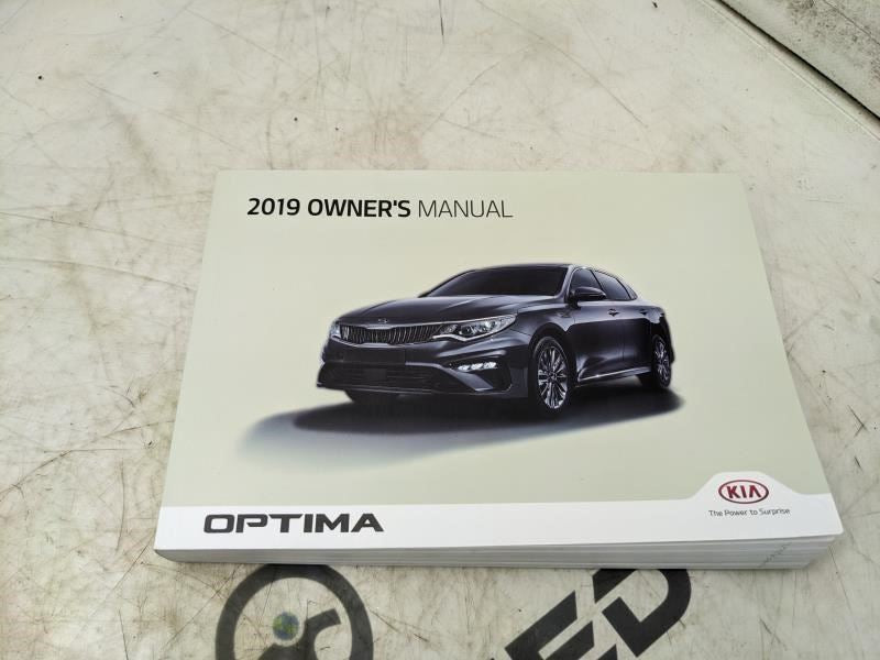 2019 Kia Optima Owners Manual Set with Case KDG5-EU8ND OEM - Alshned Auto Parts