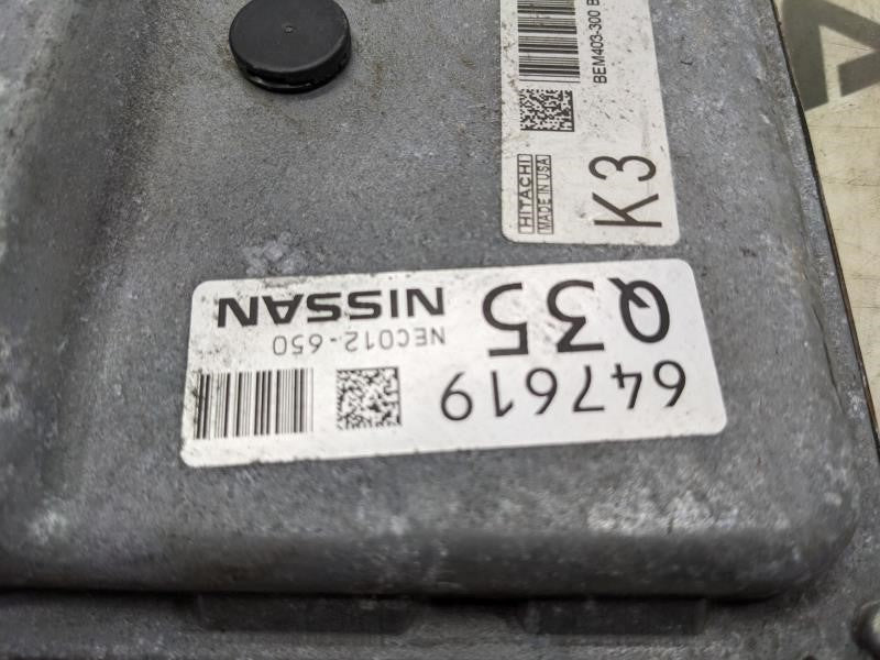 2014-2017 Nissan Rogue 2.5L Engine Control Module ECU ECM NEC012-650 OEM - Alshned Auto Parts