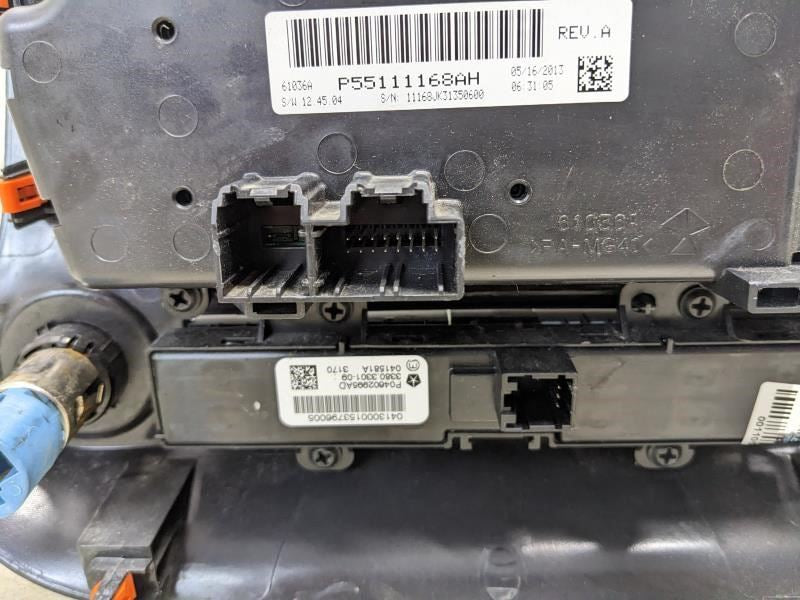 2011-2013 Jeep Wrangler AC Heater Temperature Climate Control 55111168AH OEM - Alshned Auto Parts