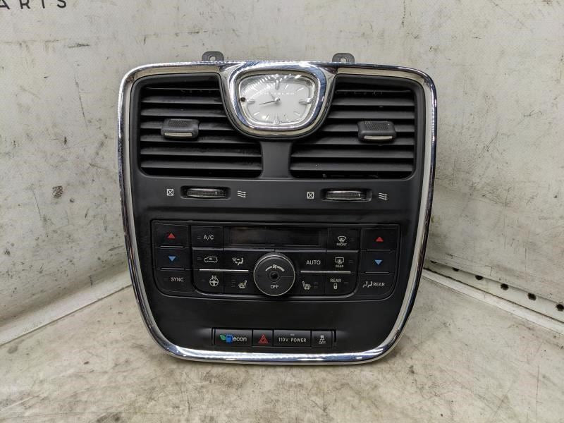 12-16 Chrysler TownCountry AC Heater Temp. Climate Control Clock Vent 55111367AI - Alshned Auto Parts