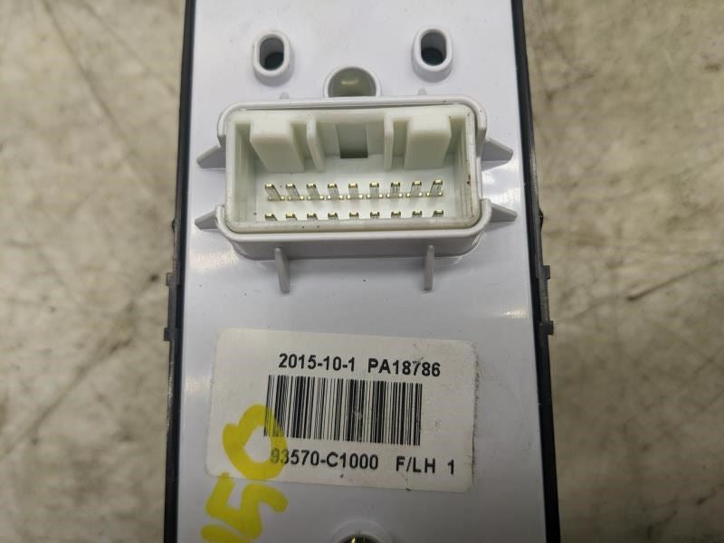 2015-2019 Hyundai Sonata FR LH Door Master Power Window Switch 93570-C1000 OEM - Alshned Auto Parts