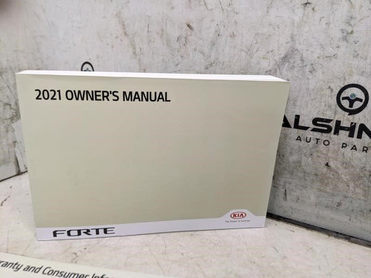 2021 Kia Forte Owners Manual Set with Case DLS4-EU14B OEM - Alshned Auto Parts