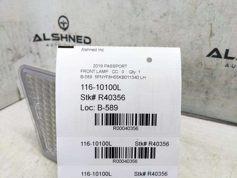 2019-20 Honda Passport Front Left Turn Light Daytime Run Lamp 33350-THR-A01 OEM - Alshned Auto Parts