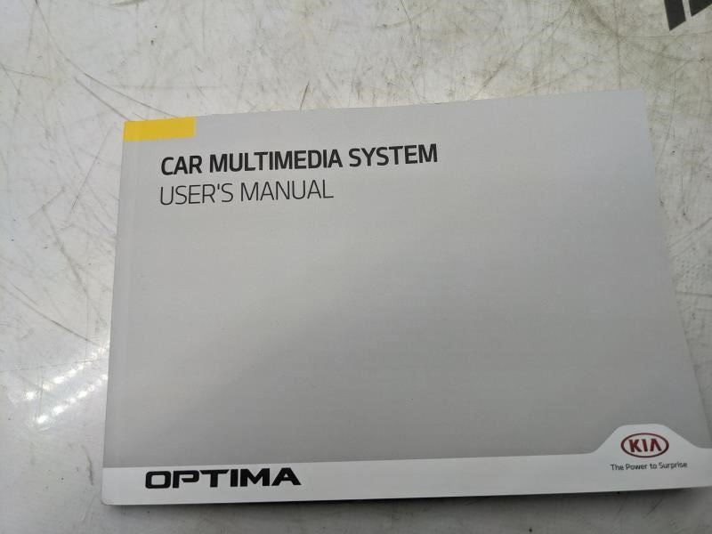 2016 Kia Optima Owners Manual Set with Case GDG5-EU66F OEM - Alshned Auto Parts