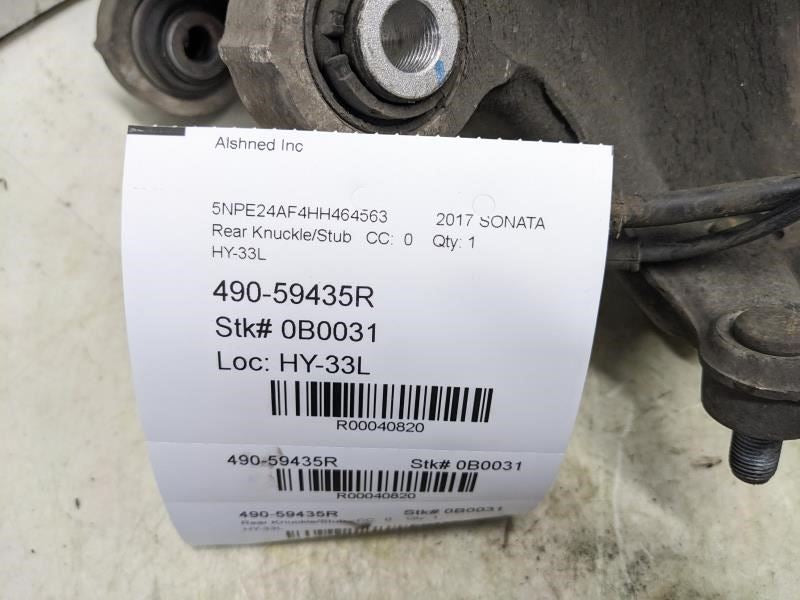 2015-2019 Hyundai Sonata Rear Right Spindle Knuckle Wheel Hub 52720-C2100 OEM - Alshned Auto Parts