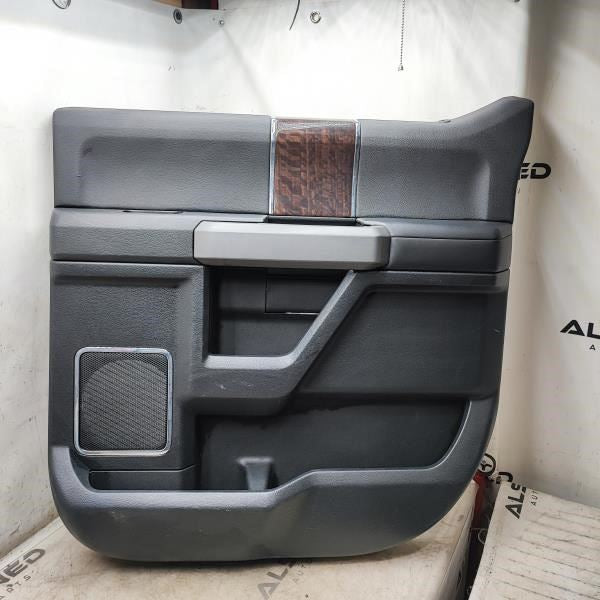 15 Ford F150 Platinum RR Right Door Trim Panel Ebony FL3B-1627406-JA OEM *ReaD* - Alshned Auto Parts