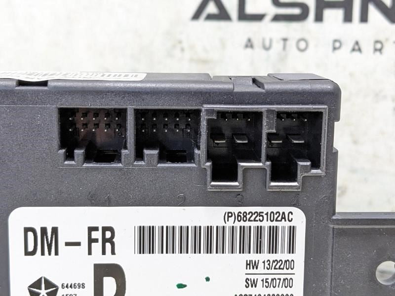 2013-2018 Ram 1500 Front Right Door Control Module 68225102AC OEM - Alshned Auto Parts