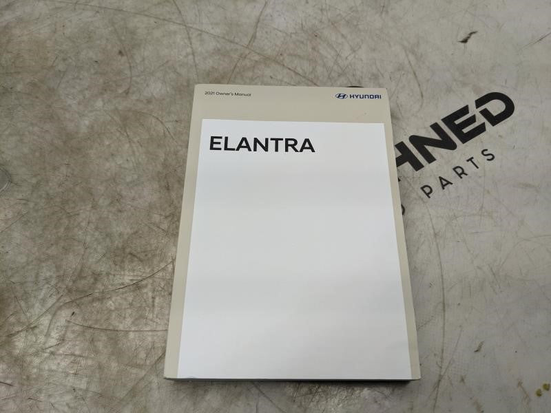 2021 Hyundai Elantra Owners Manual Set LOAO-EU13G OEM - Alshned Auto Parts