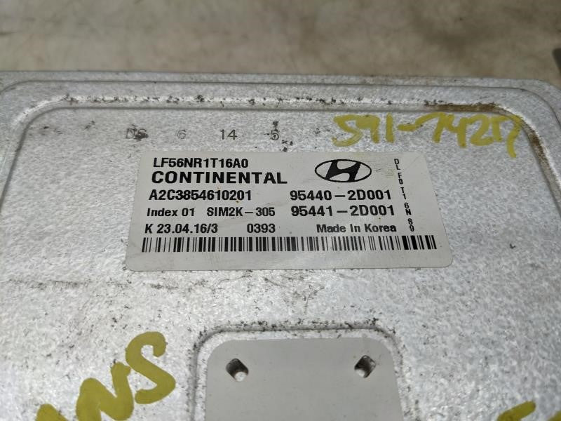 2015-2017 Hyundai Sonata Transmission Control Module 95440-2D001 OEM - Alshned Auto Parts