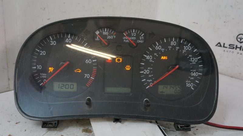 2001 Volkswagen Jetta Speedometer Gauge Instrument Cluster 141k 1J0920905K OEM - Alshned Auto Parts