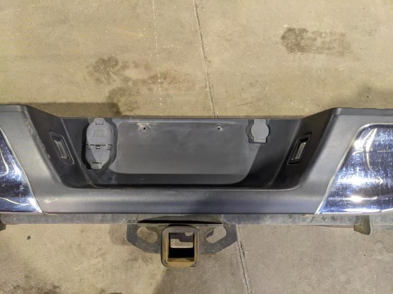 15-20 Ford F150 RR Bumper Trailer Hitch Bar w Step Pad FL3Z-17D826-B OEM *ReaD* - Alshned Auto Parts