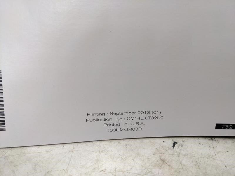 2014 Nissan Rogue Owners Manual Set with Case OM14E-0T32U0 OEM - Alshned Auto Parts