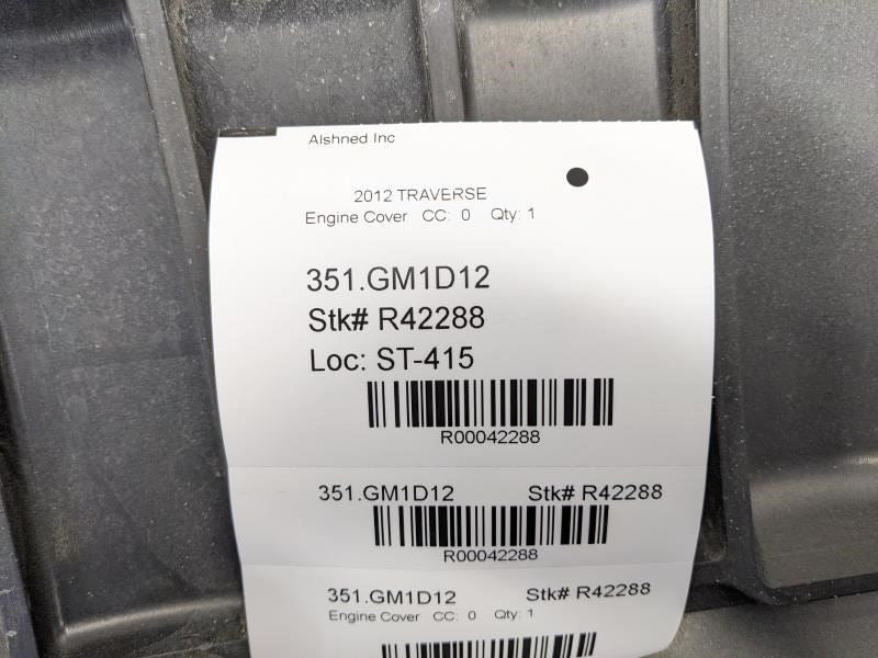 2012-2017 Chevrolet Traverse 3.6L Engine Motor Cover 12633418 OEM - Alshned Auto Parts