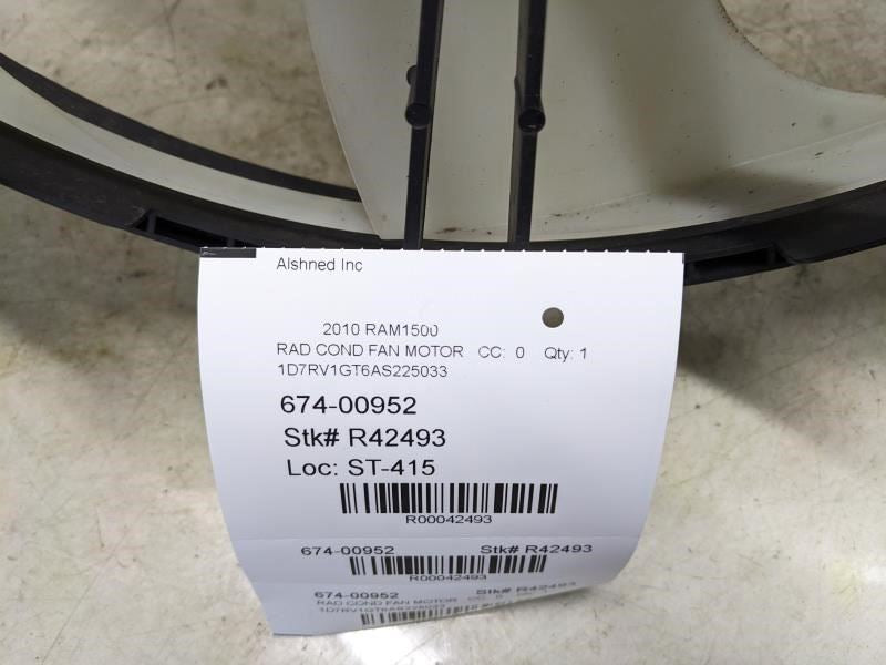 2010-2018 Ram 1500 Radiator Cooling Fan Motor Assembly 55056948AI OEM - Alshned Auto Parts