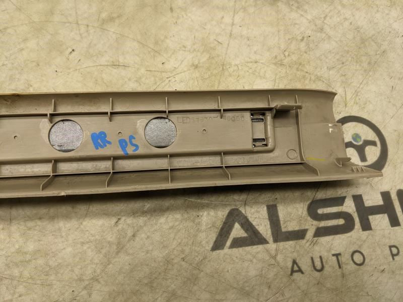 2007-08 Lexus RX350 Rear Right Door Sill Trim Scuff Plate Ivory 67930-48020 OEM - Alshned Auto Parts