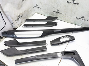 18-23 Audi S5 Dash Center Console Doors Carbon Trims Set of 7 8W1-853-190-Q-7V7