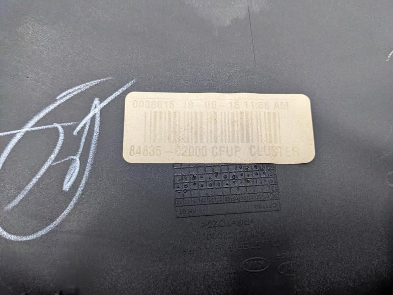 15-19 Hyundai Sonata Cluster Gauge Speedometer Visor Cover Cap Trim 84835-C2000 - Alshned Auto Parts