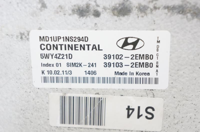 2011 Hyundai Elantra Engine Computer Control Module ECU ECM 39102-2EMB0 OEM - Alshned Auto Parts