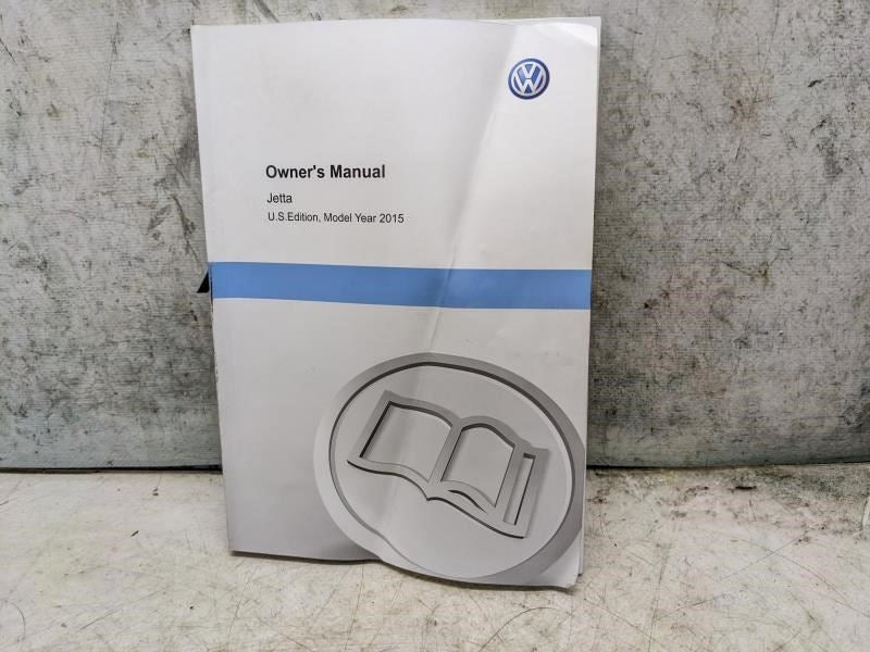 2015 Volkswagen Jetta U.S. Edition Owners Manual Set with Case 1525U1JT623 OEM - Alshned Auto Parts